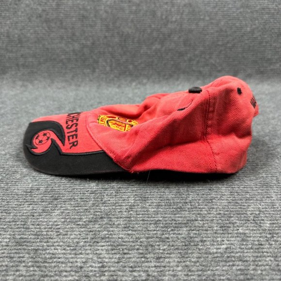 Manchester United Hat Cap One Size Adjustable Red Black Soccer Football Sport - Picture 4 of 7